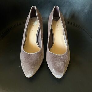 Lavender Velvet Heels